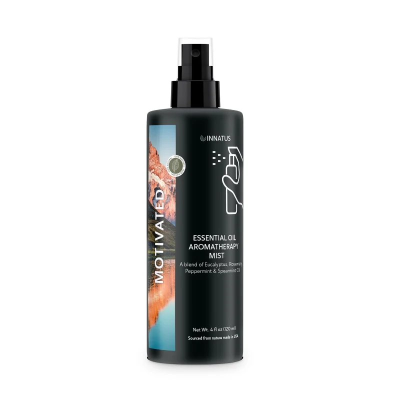 Recyclable Innatus Motivated Essential Oil Aromatherapy Mist Spray Versatile