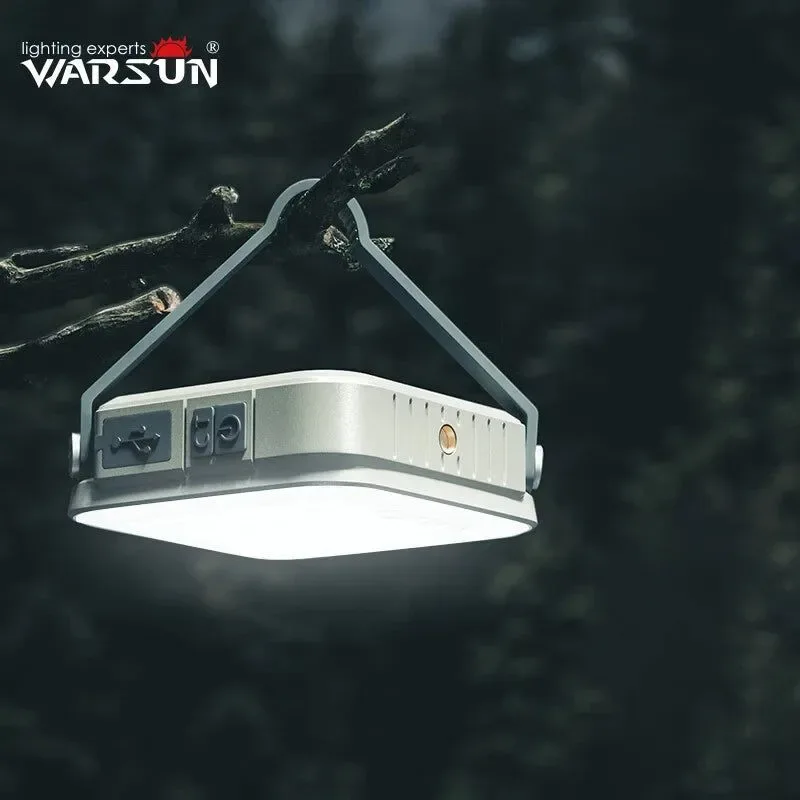 Flexible Rechargeable Camping Lantern with 800 Lumens Dual White Warm Light Portable Hanging LED Work Light Unique