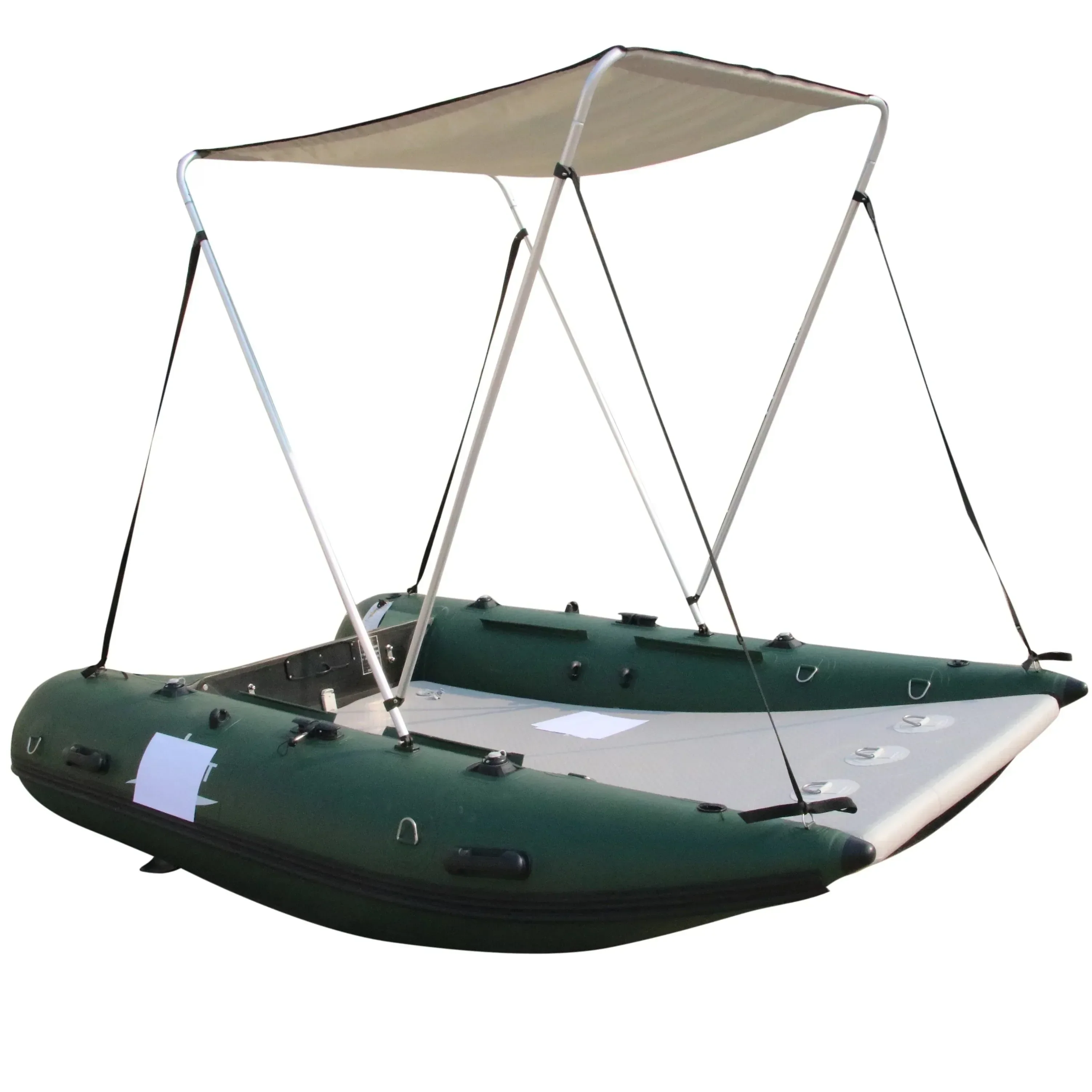 Fashionable 310cm Inflatable Catamaran Speed Boat - 4-Person PVC Marine Craft Carefully Designed