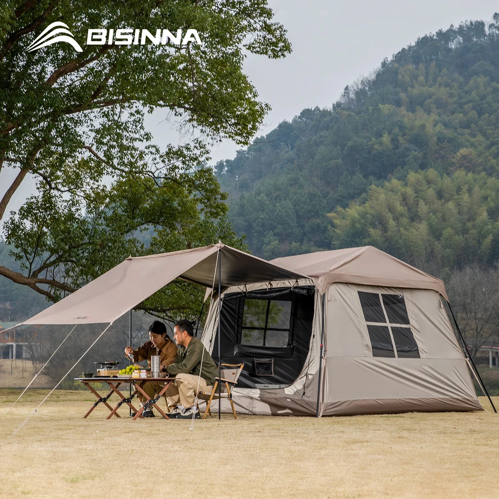 Quality Automatic Camping Tent for 3–4 Persons – Waterproof Family Tent with One-Touch Setup Canopy Outstanding