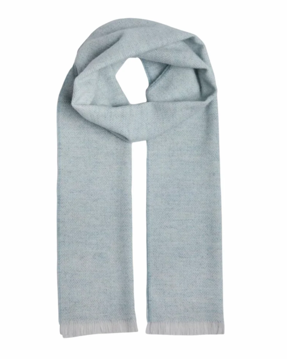 Elite Foxford Silver Opal Lambswool Scarf Superior