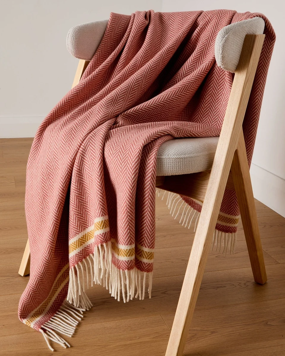 High-Performance Foxford Inishcrone Cashmere and Lambswool Throw Optimized