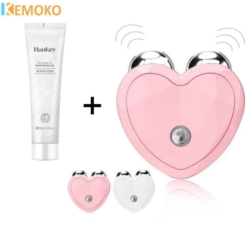 World-Class KEMOKO Micro Current Beauty Device Mini Facial Lifting Roller EMS Massager Skin Care Tool Environmentally Friendly