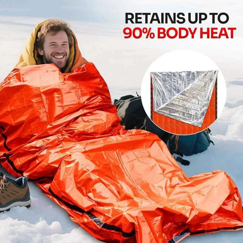 Excellent Emergency Sleeping Bag Life Bivy Sack Waterproof Mylar Blanket for Survival Kits Modern
