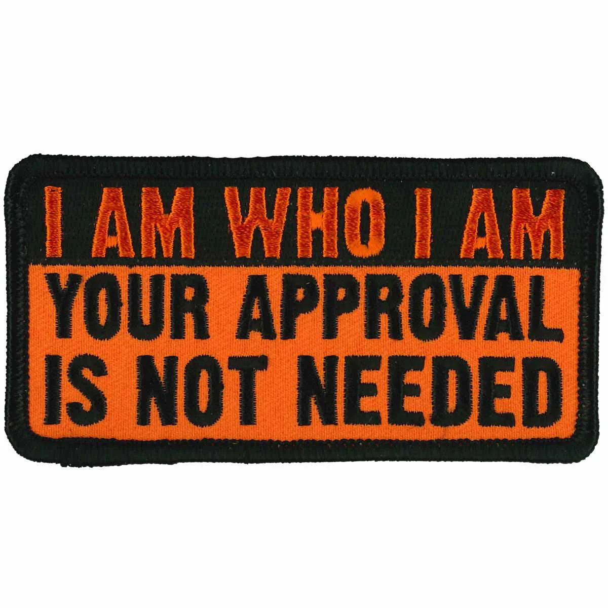 Official Hot Leathers PPW1027 4 Inch Who I Am Patch User-Friendly