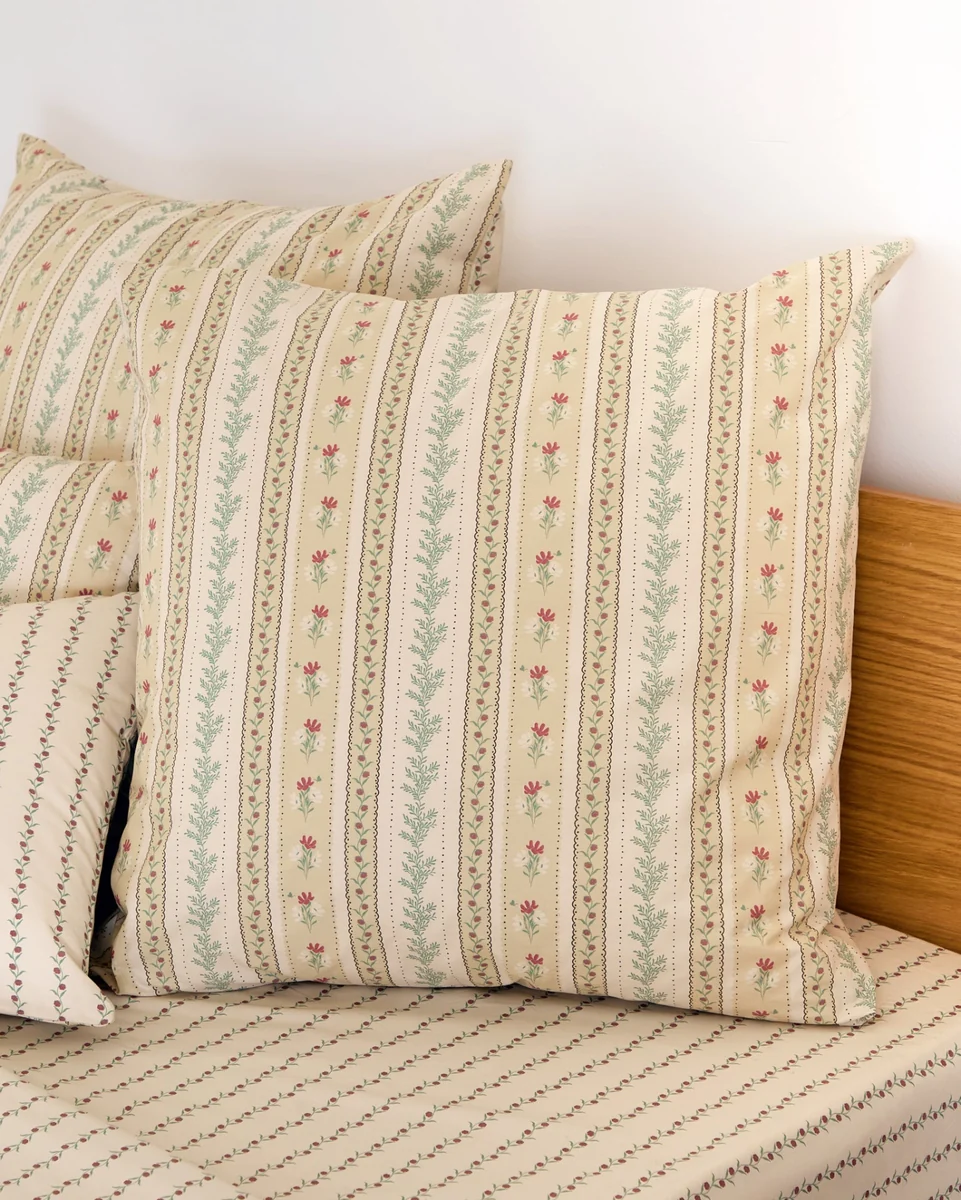Eco-Friendly Foxford Rose Cushion- Large Safe