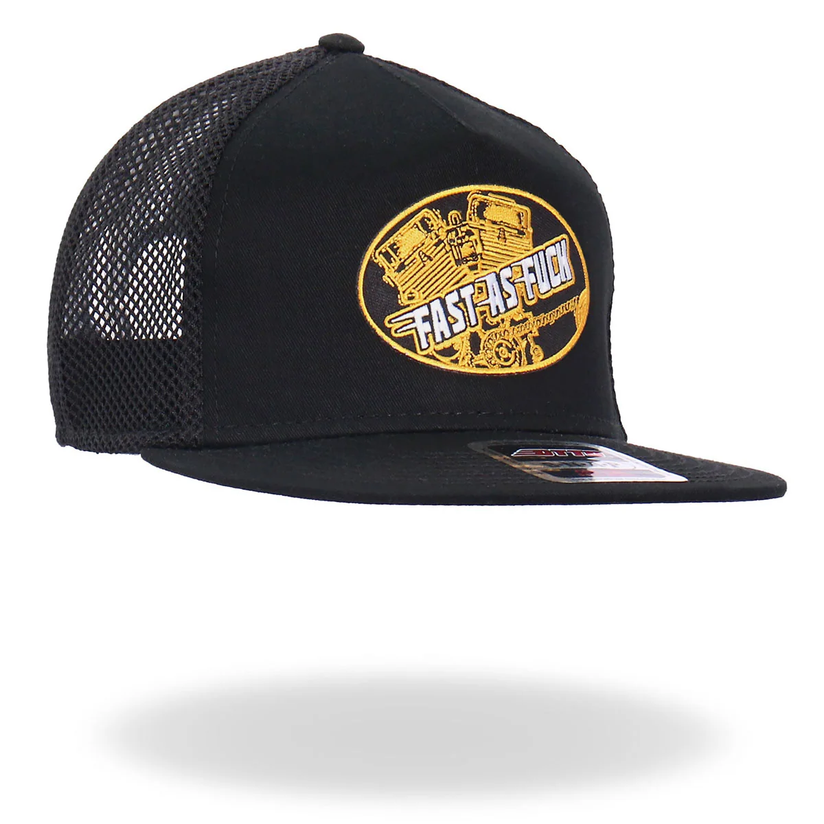 Clean Hot Leathers GSH2027 Black Fast As Fuck Snapback Pure