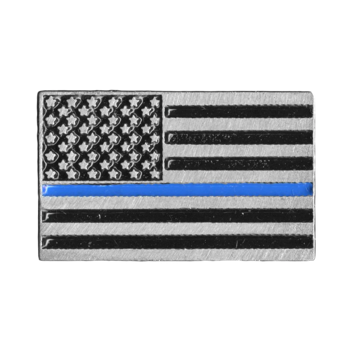 Breathable Hot Leathers PNA1301 Thin Blue Line American Flag Pin Natural