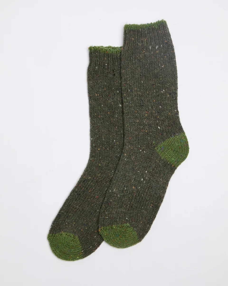 High-Performance Foxford Men's Walking Socks Green Exclusive
