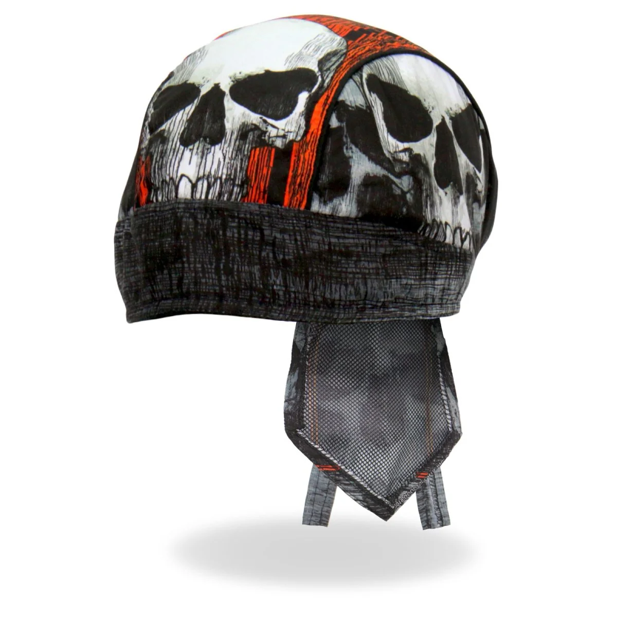 Top-Quality Hot Leathers HWH1098 Jumbo Skull Headwrap Smart