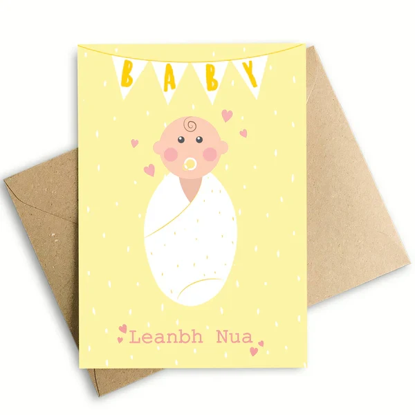 Top-Quality New Baby Greeting Card High-End