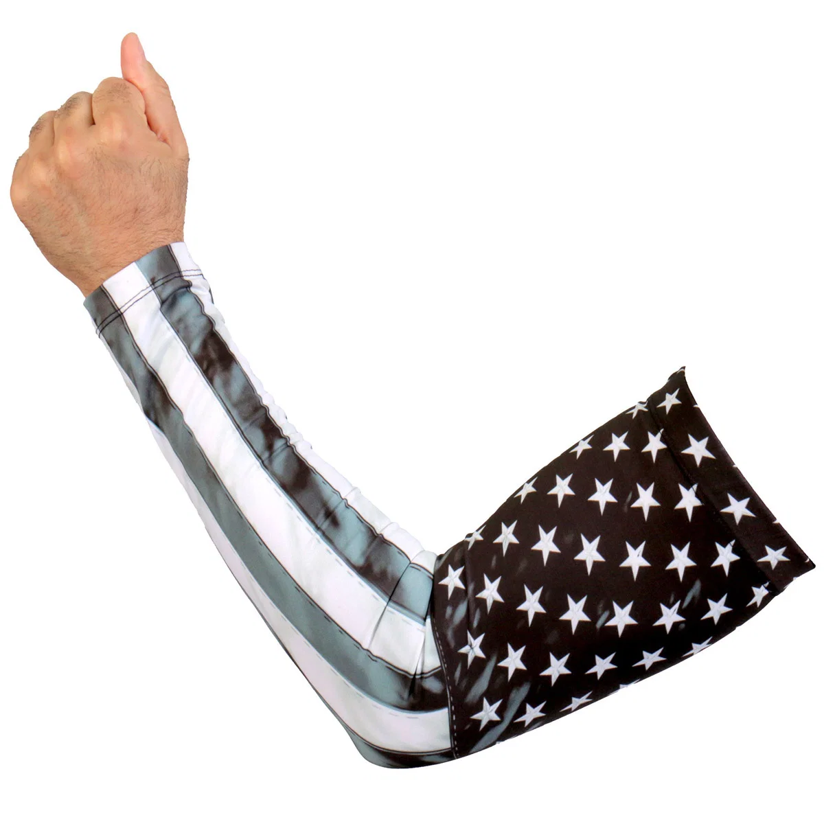Solid Hot Leathers ARM1014 Vintage Flag Gray Arm Sleeve Top-Quality