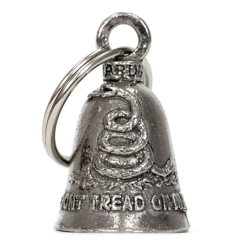 Comfortable Hot Leathers BEA1120 Don't Tread on Me Silver Bell Flexible