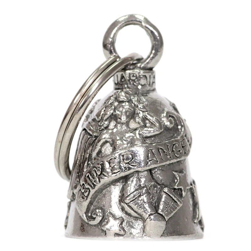 Authentic Hot Leathers BEA1121 Biker Angel Silver Bell Artisan
