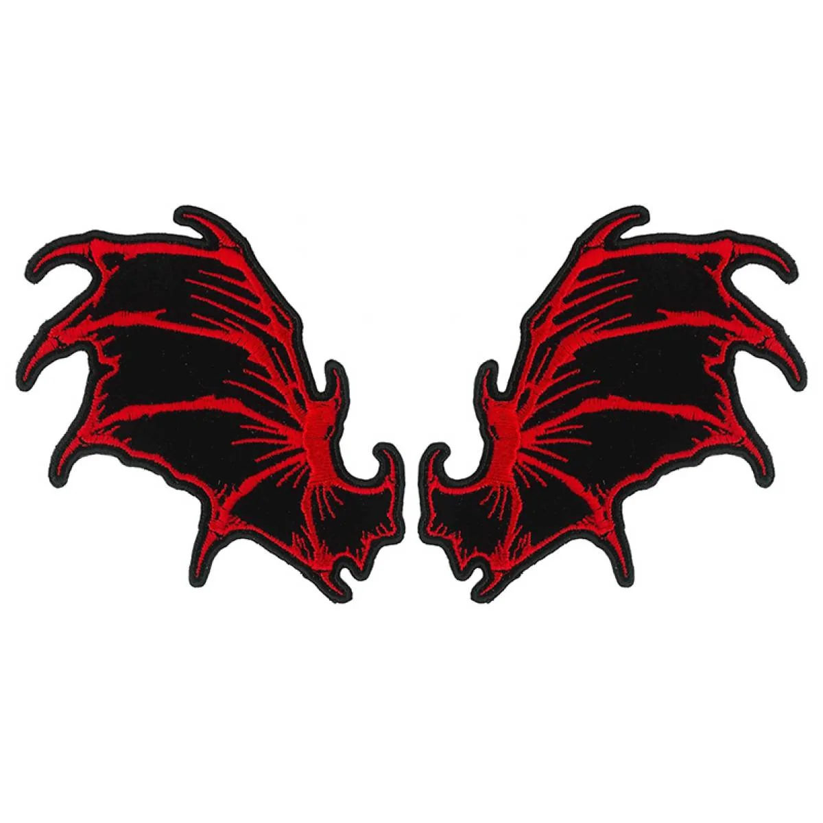 Comfortable Hot Leathers PPQ1435 Dragon Wings 4 Patch Artisan