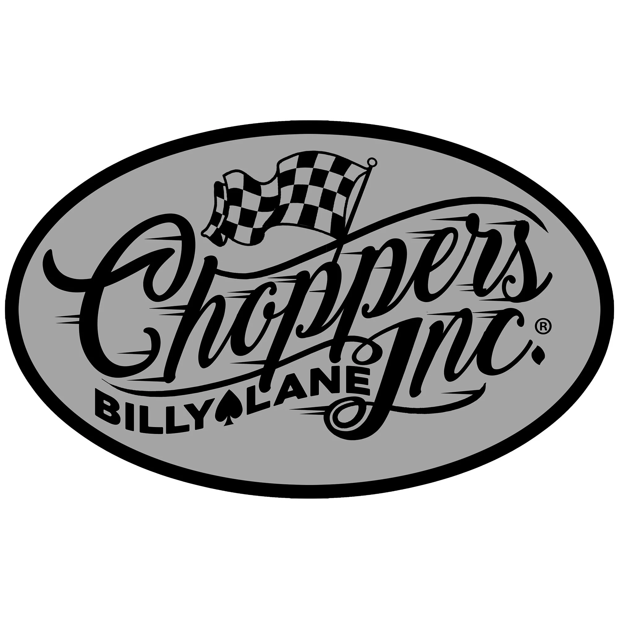 High-End Hot Leathers CIA1020 Choppers Inc Vintage Racing 2.75 Inches Patch Solid
