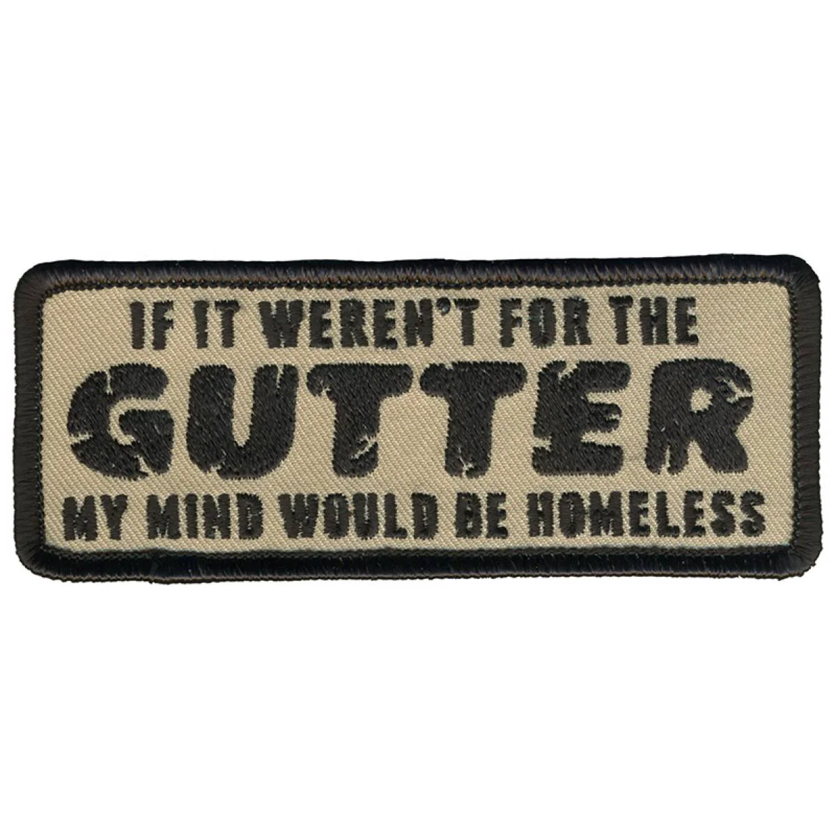 High-Grade Hot Leathers PPL9787 My Mind Would be Homeless 4 x 2 Patch Secure