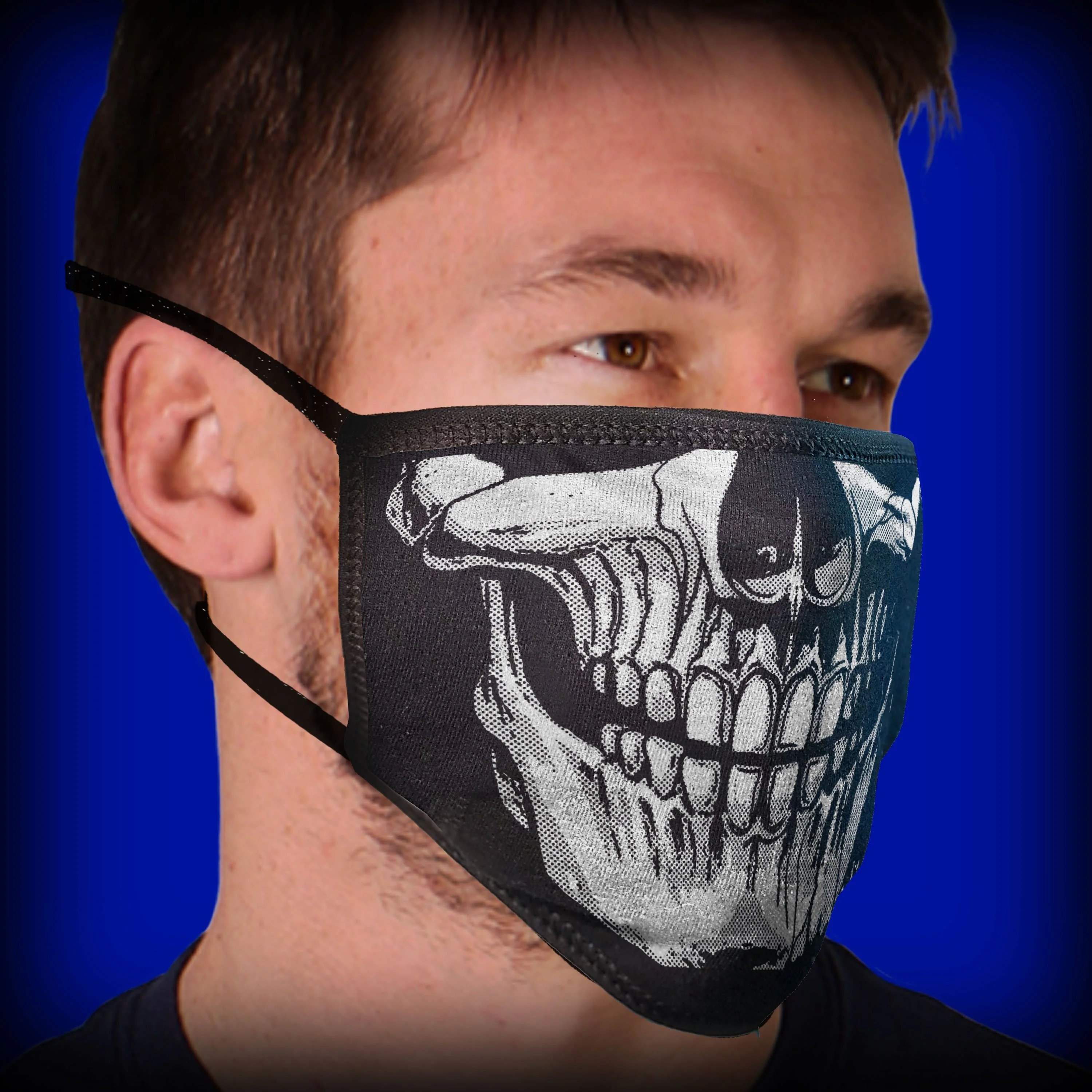 Fine Crafted Hot Leathers FMD1013 Skull Face Mask Excellent