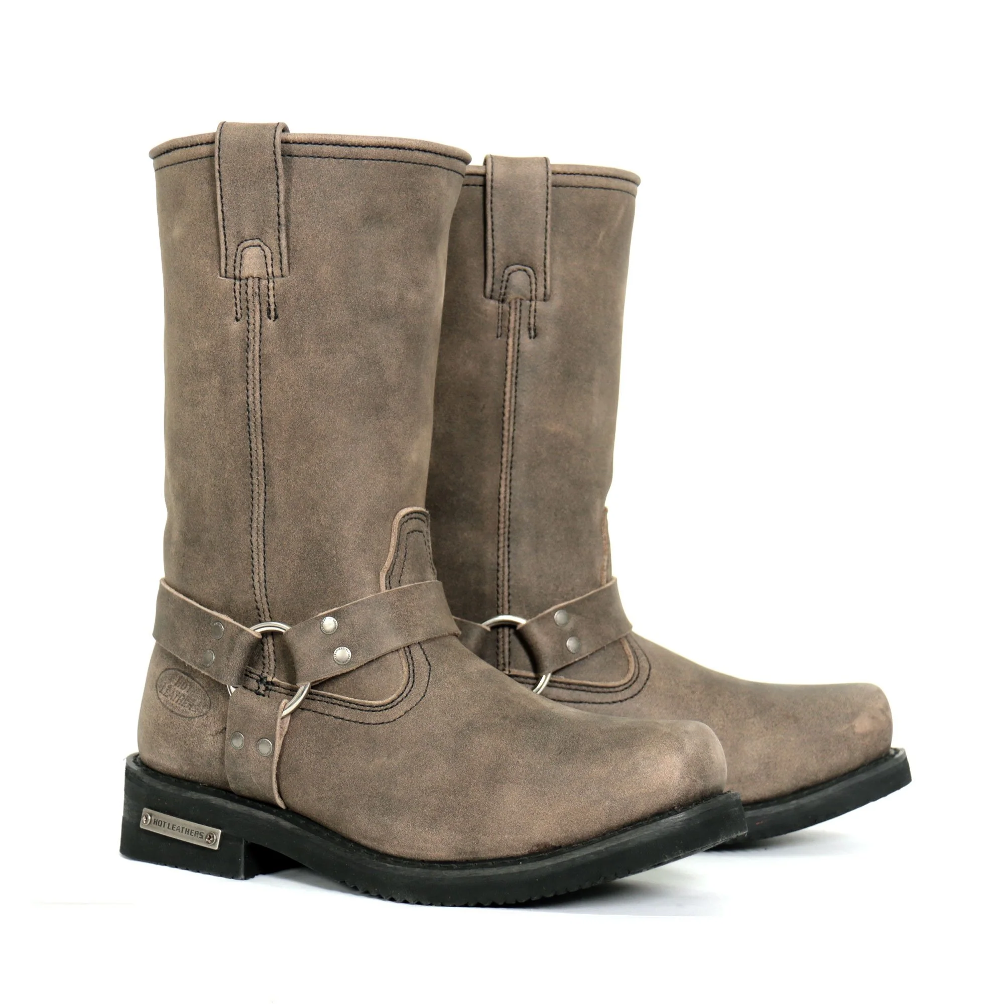 Refined Hot Leathers Men's Dust Rider Stone-Wash Brown Harness Boots - BTM1003Dust RiderDust Rider Fine Crafted