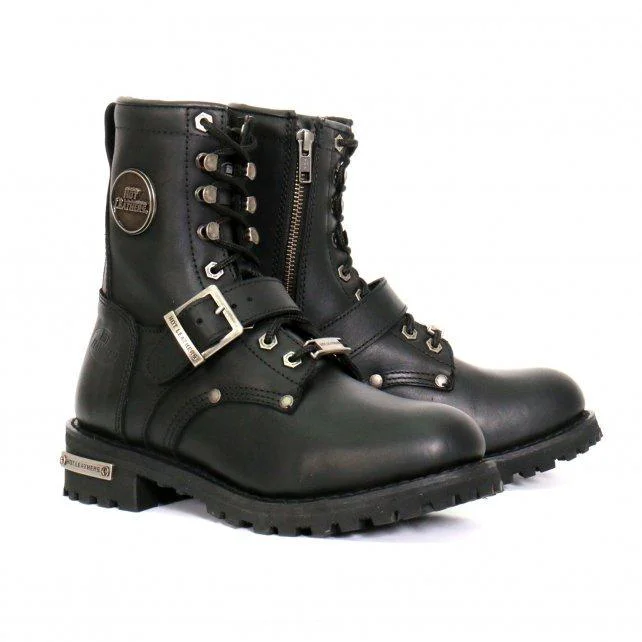 High-End Hot Leathers Women's Iron Rose Black Logger Boots - BTL1001Iron RoseIron Rose Breathable