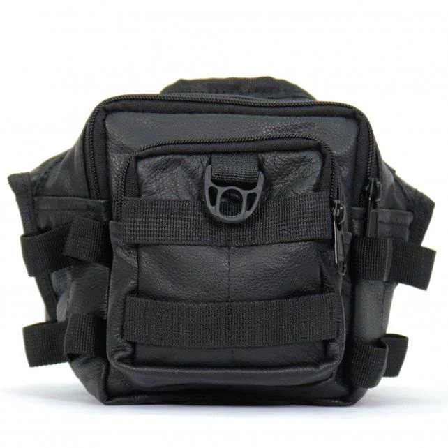 Enhanced Hot Leathers BPT1103 Black Tactical Thigh Bag Healthy