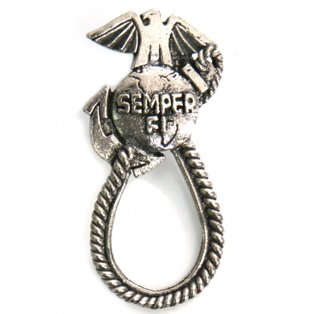 Effective Hot Leathers SGH1021 Semper Fi Glasses and Sunglasses Holder Pin Reusable