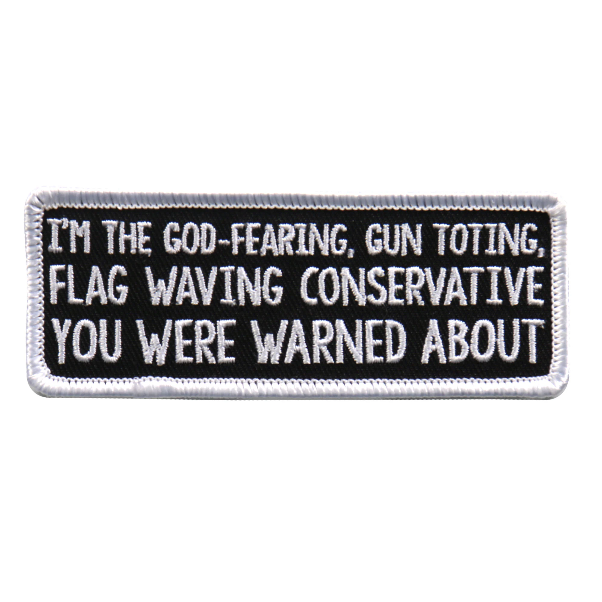 Comfortable Hot Leathers PPL9611 God Fearing Gun Toting 4 x1 Patch Healthy