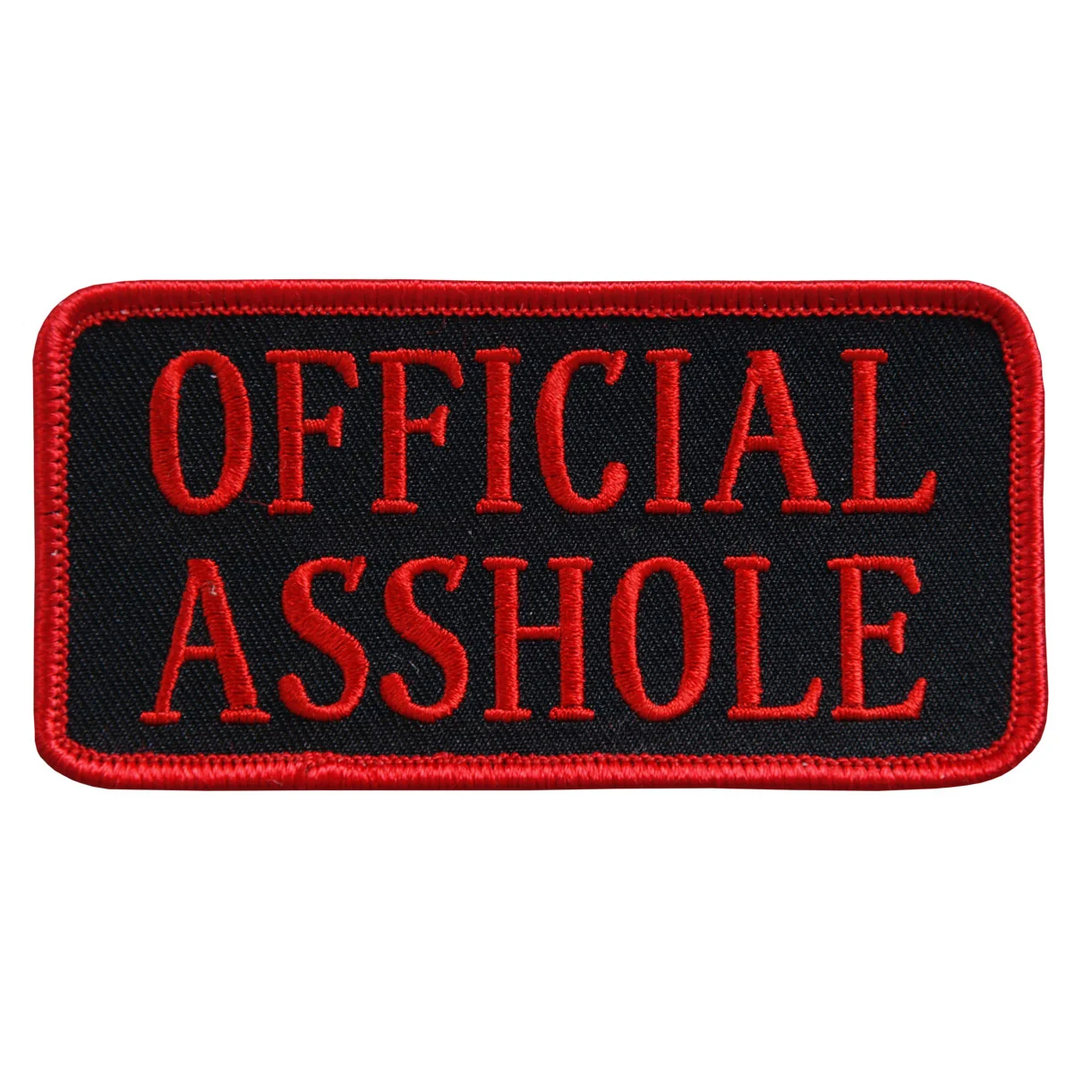 Smooth Hot Leathers PPL9442 Asshole 4 x 2 Patch Comfortable