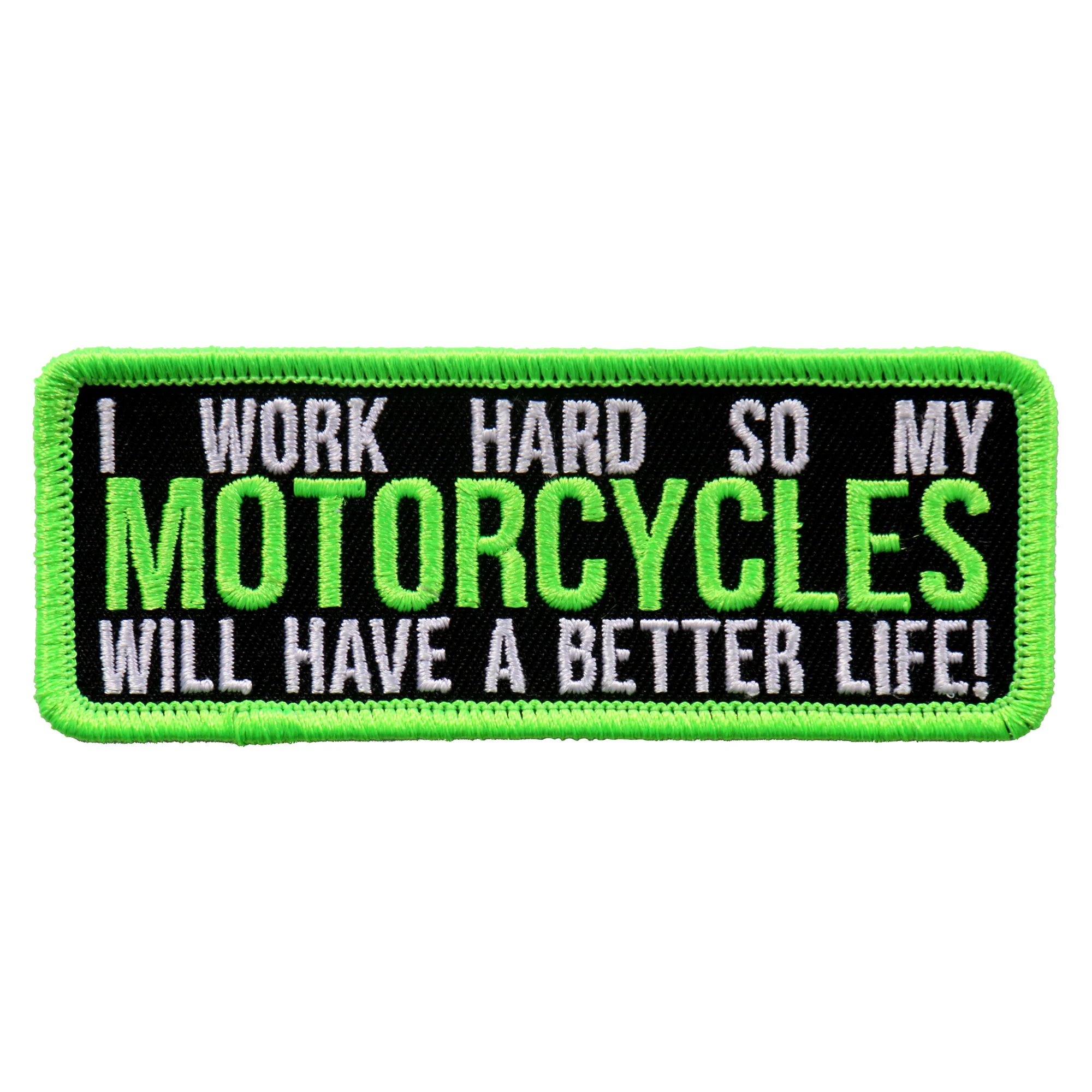 Exceptional Hot Leathers PPL9667 Work Hard 4 x2 Patch Elegant