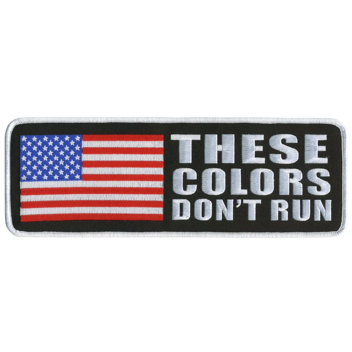 Detailed Hot Leathers PPL9143 These Colors Don't Run 4 x 2 Patch Green