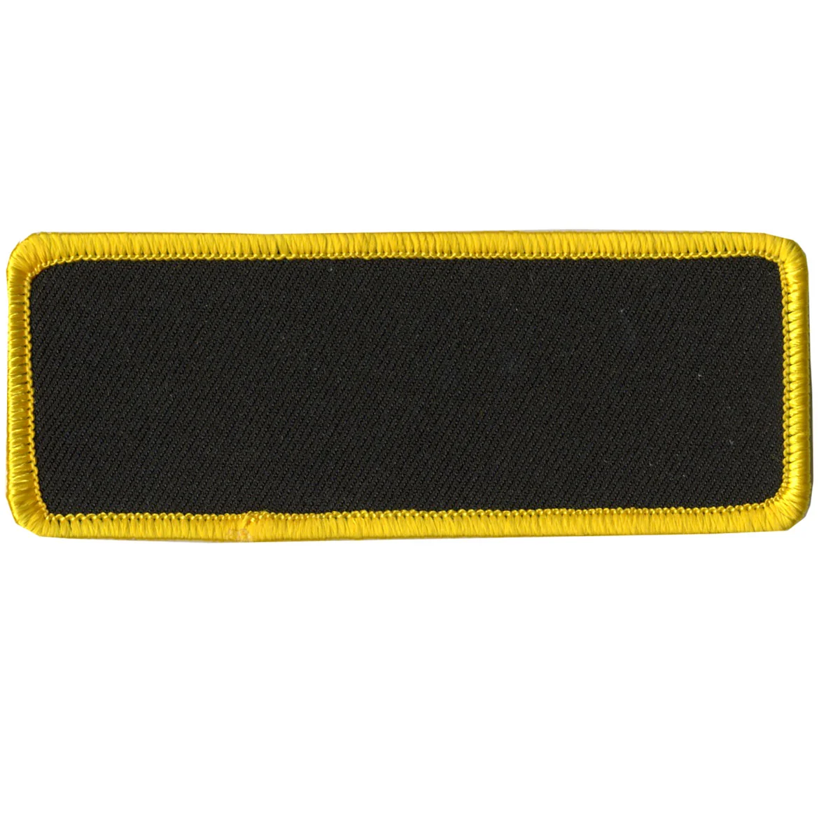 Premium Material Hot Leathers PPP1009 Blank with Yellow Trim 4 x 1.5 Patch Solid