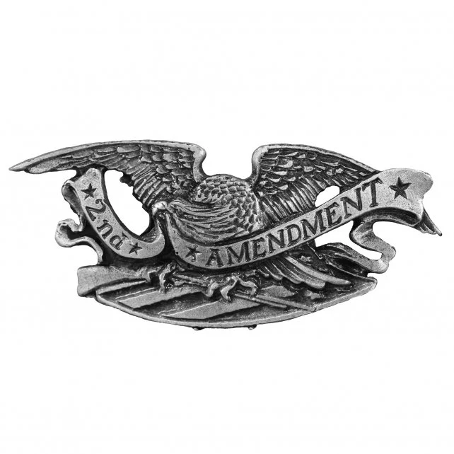 Casual Hot Leathers PNA1290 2nd Amendment Eagle Pin Prestigious