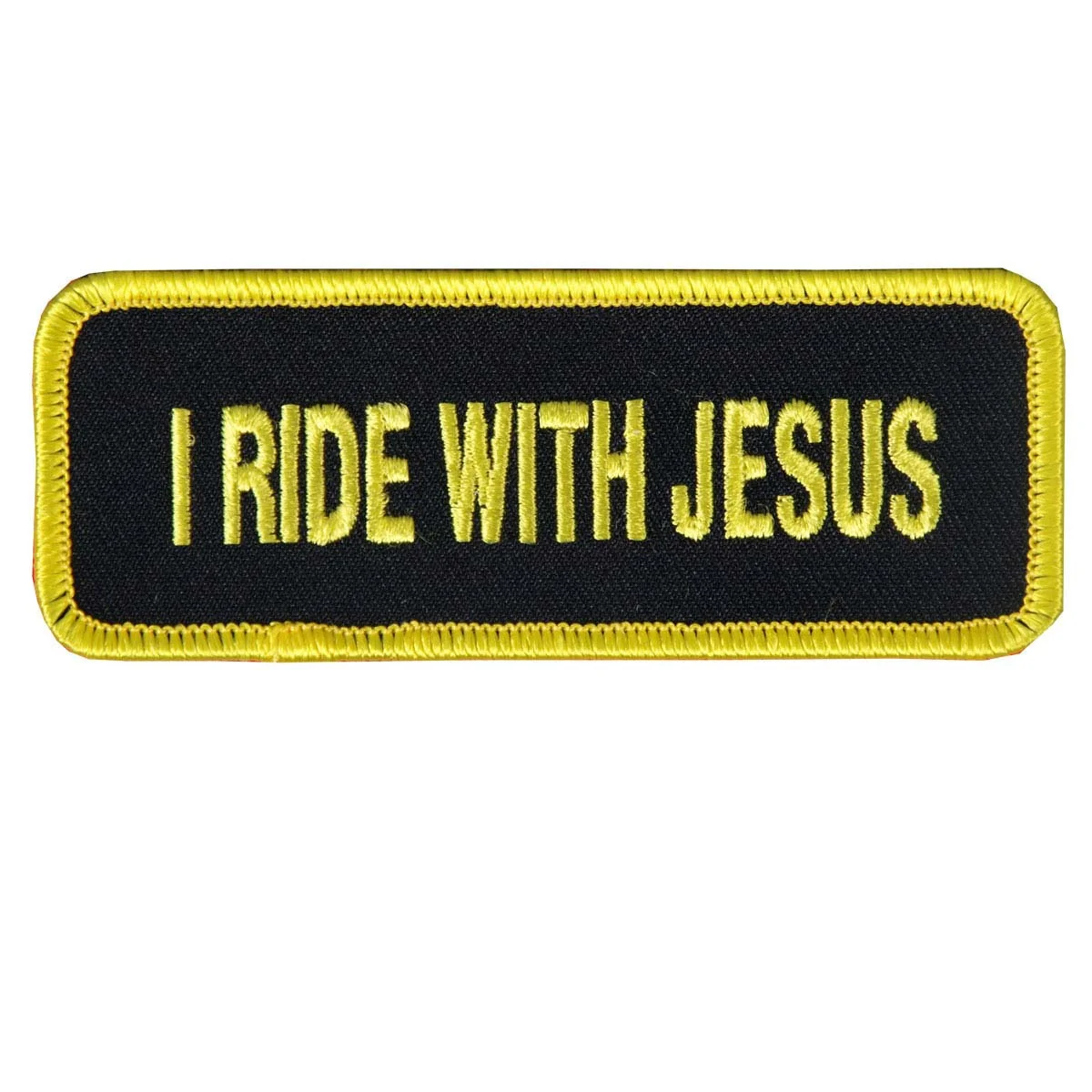 Prestigious Hot Leathers PPL9063 I Ride With Jesus 4 x 2 Patch Recyclable
