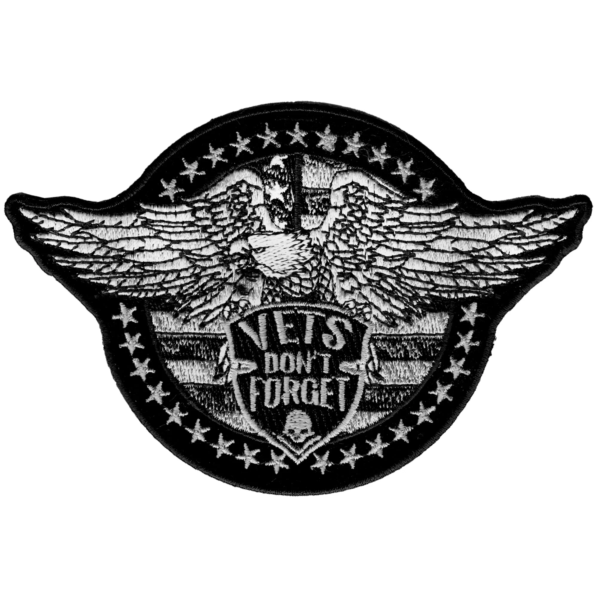 Comfortable Hot Leathers PPA9793 Vets Don't Forget Eagle 5 x 3 Patch Organic