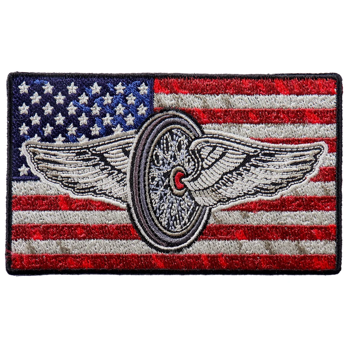 Efficient Hot Leathers PPA9923 Flying Wheel Flag 4 x2 Patch Consistent