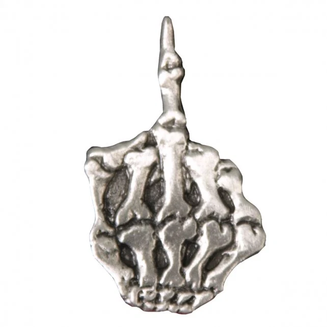 Convenient Hot Leathers PNA1143 Skeleton Hand Pin Verified