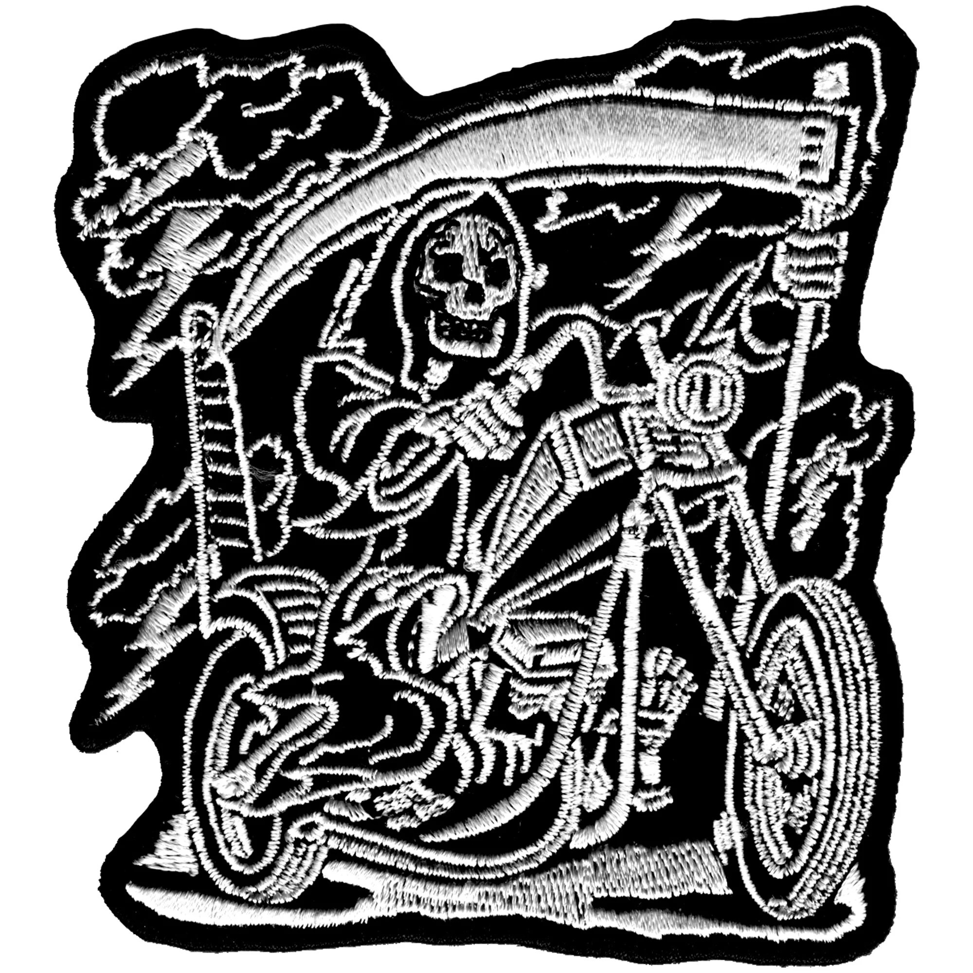 Stylish Hot Leathers PPA9653 Reaper Rider 3 x 4 Patch Secure