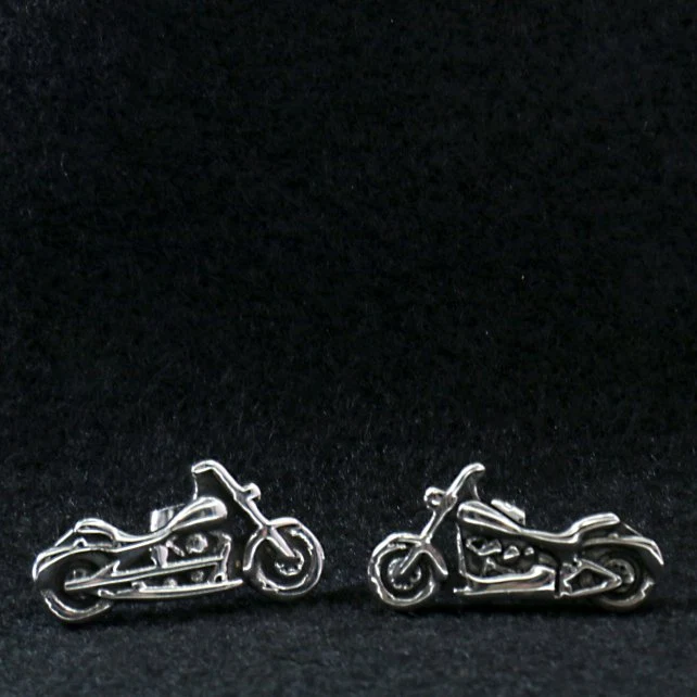 Original Design Hot Leathers JWE2101 Motorcycle Post Earrings Exclusive