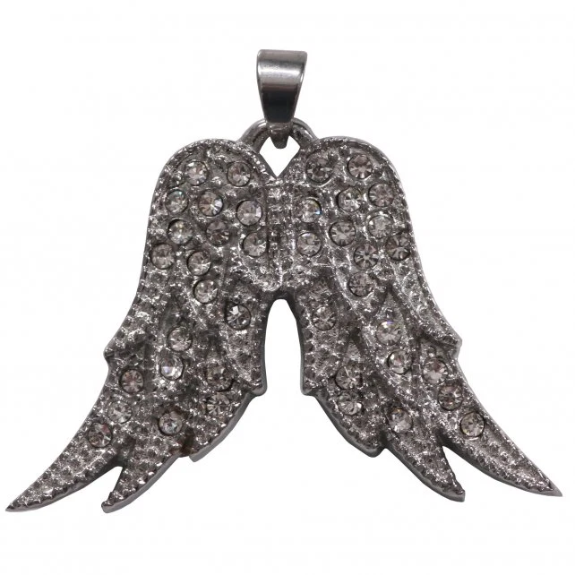 Exceptional Hot Leathers JWN1003 Angel Wings Necklace Stylish