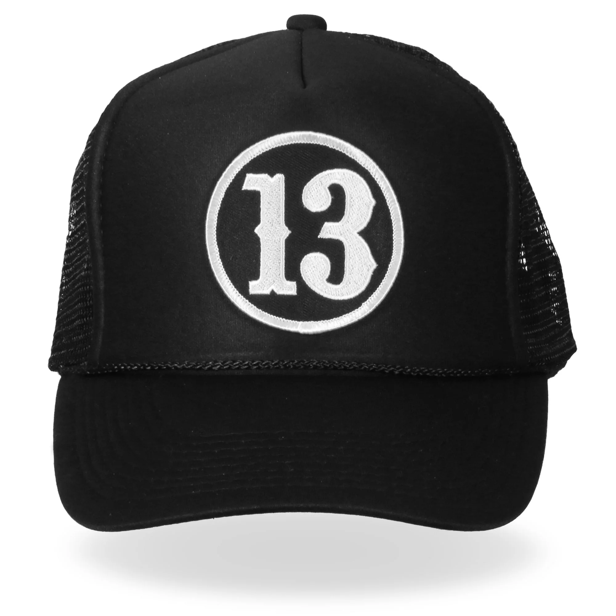 Elite Hot Leathers GSH1003 13 Black Trucker Hat Effective