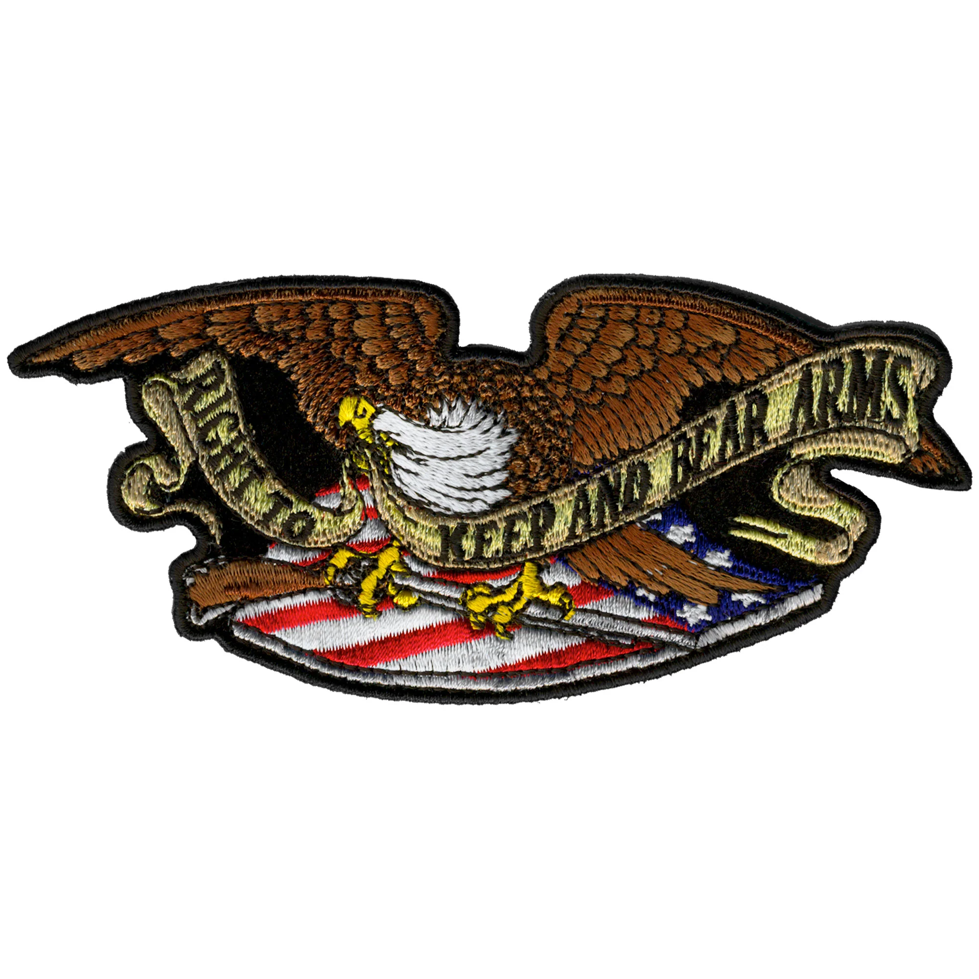 Smart Hot Leathers PPA6110 Armed Eagle Patch 5 x 2 Elegant