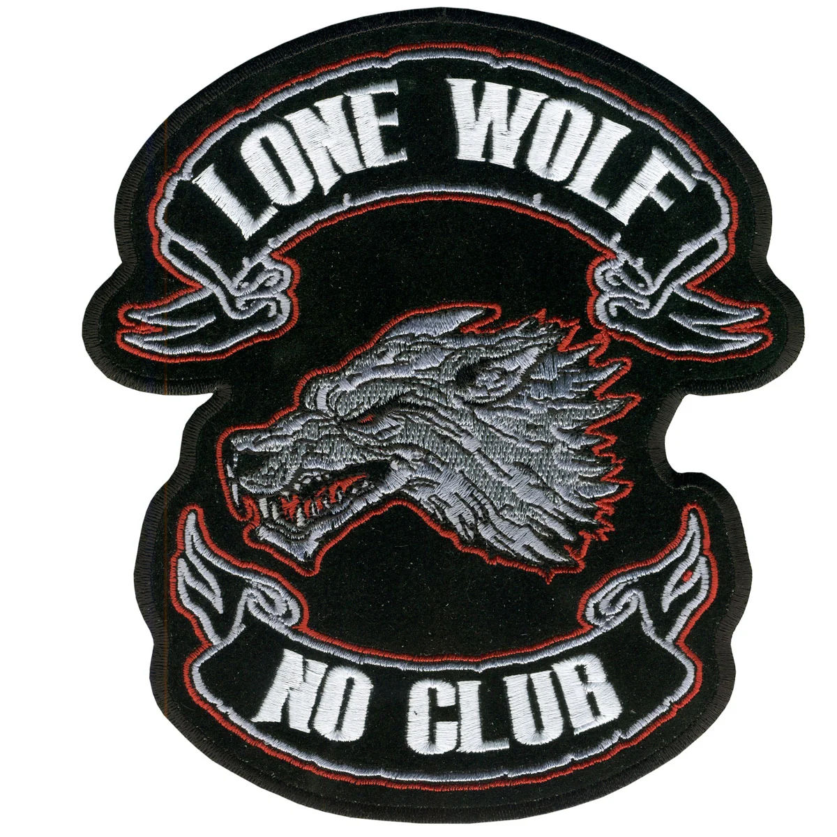 Outstanding Hot Leathers PPA2226 Lone Wolf Patch 10 x 11 Powerful