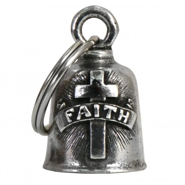 Excellent Hot Leathers BEA3021 Faith Cross Guardian Bell High-Quality