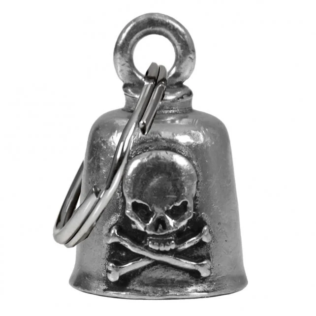 Clean Hot Leathers BEA3032 Skull and Crossbones Guardian Bell Fine