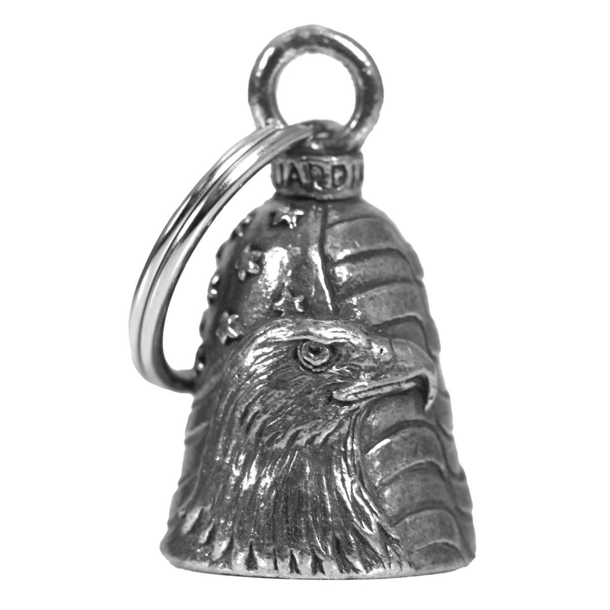 First-Class Hot Leathers BEA1118 Bald Eagle Flag Guardian Bell Premium