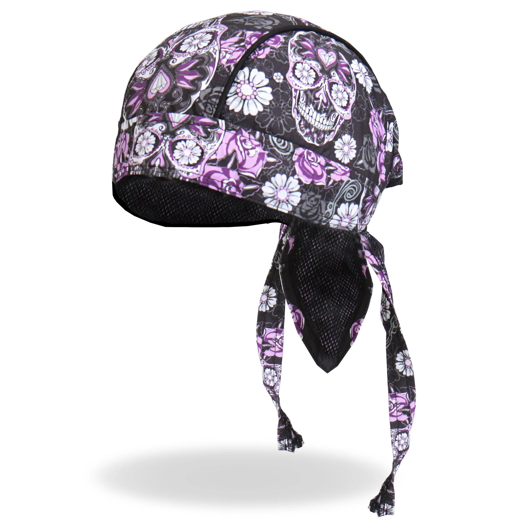 Specialty Hot Leathers HWH1078 Sugar Skull Headwrap Expertly Made