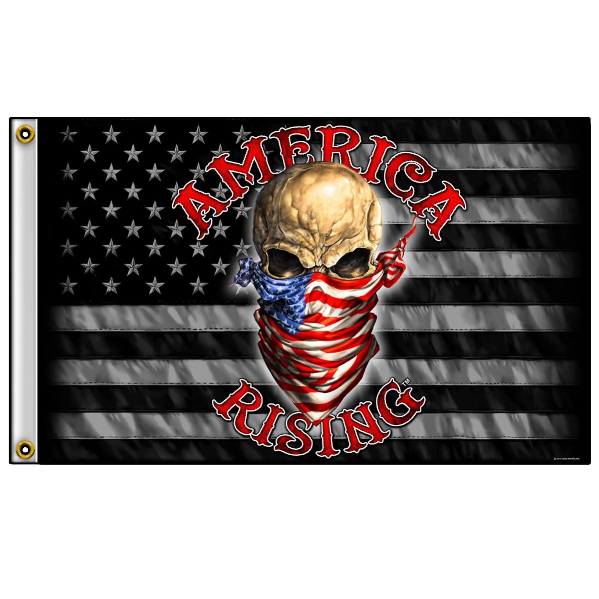 Comfortable Hot Leathers FGA1071 America Rising Flag 3 Foot x 5 Foot Lightweight