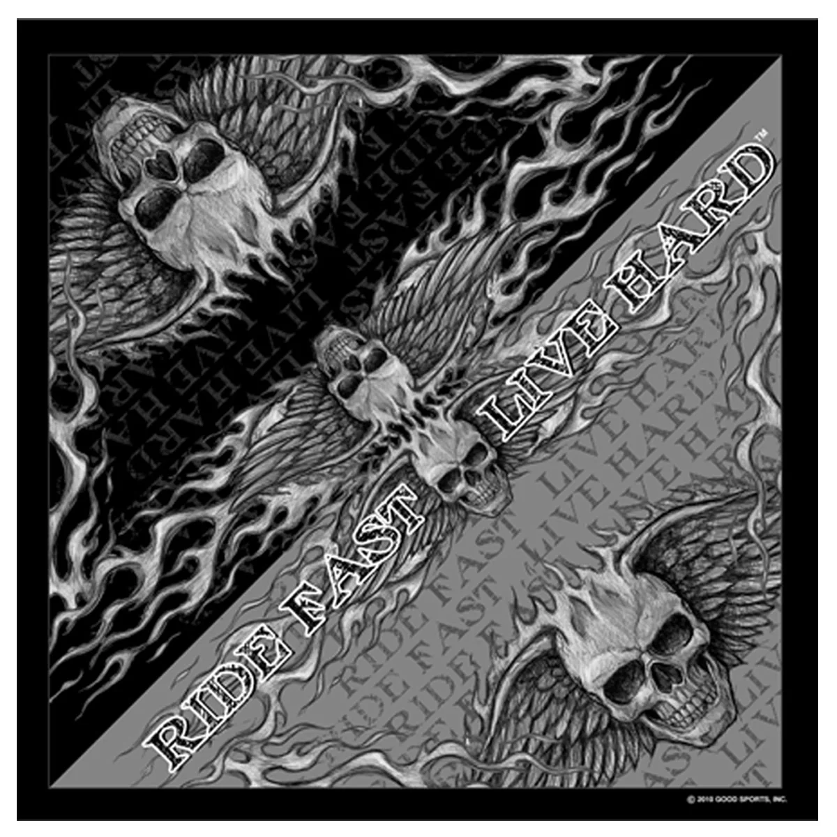 Secure Hot Leathers BAB1053 Bad Scratch Bandana High-End