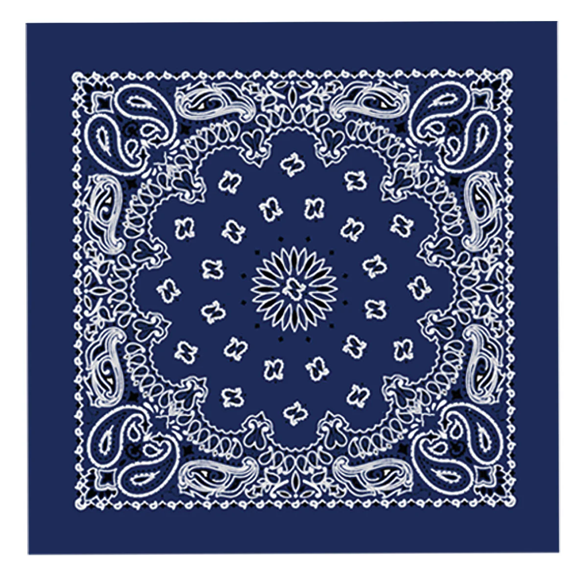 Durable Hot Leathers BAP1008 Classic Navy Paisley Bandana Efficient