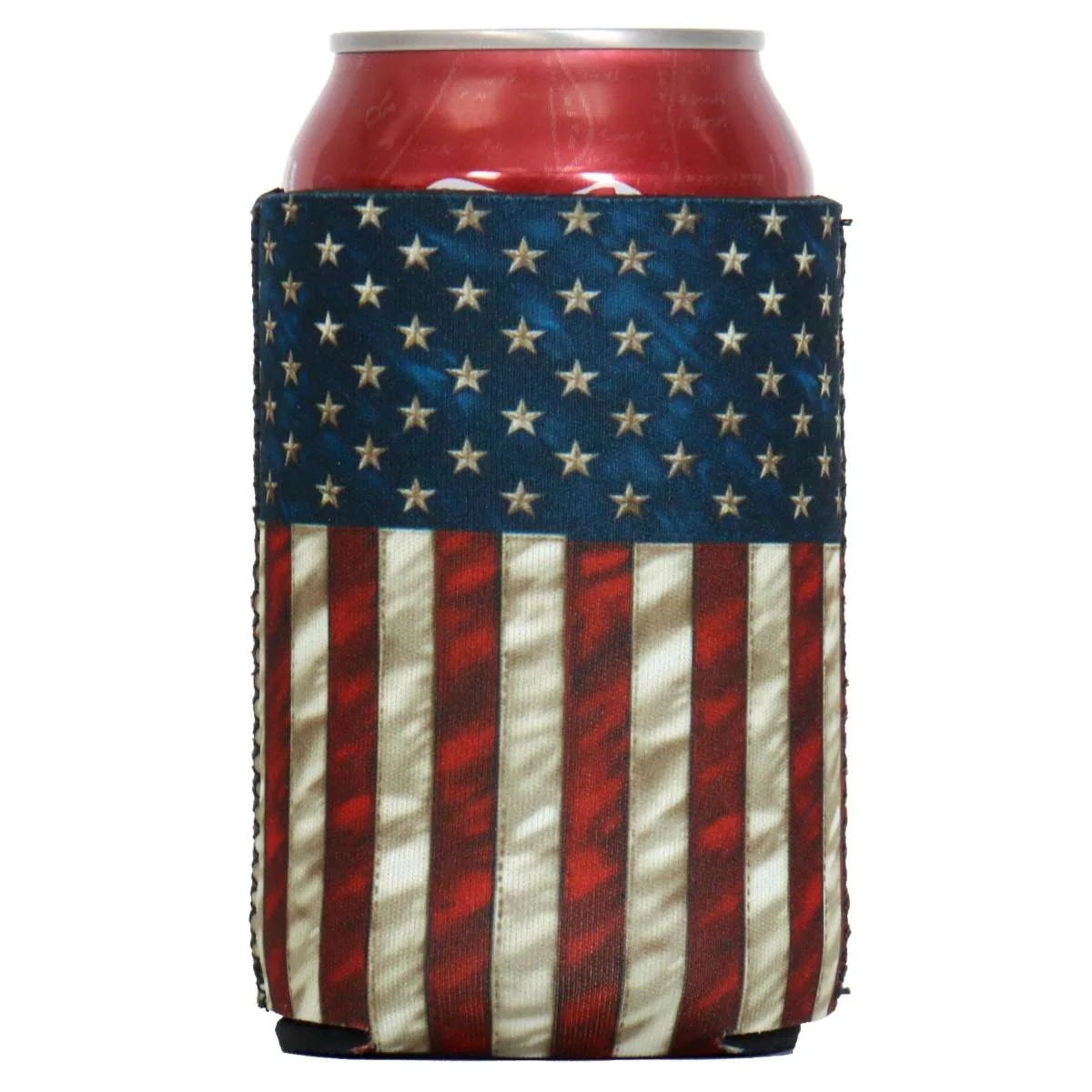 Eco-Friendly Hot Leathers American Flag Can Wrap BVK3003 Breathable